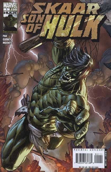 Skaar was the progeny of hulk and caiera the oldstrong. Skaar - Son of Hulk Covers