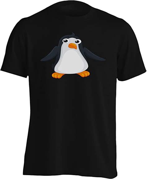 Penguin Cartoon Happy Animation Men S T Shirt G M Amazon Co Uk