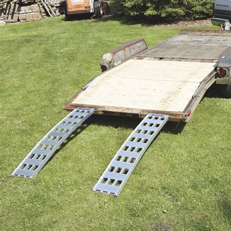 Ultra Tow Heavy Duty Arched Aluminum Loading Ramp Set — 5000 Lb