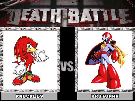 Death Battle Knuckles Vs Protoman By Captainfranko On Deviantart