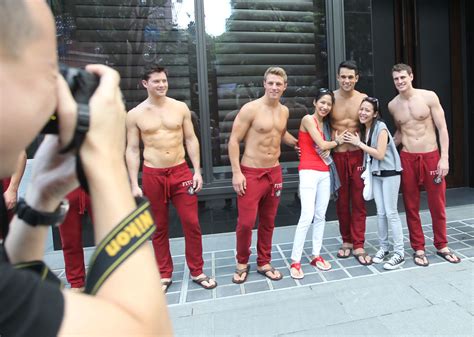 abercrombie and fitch shirtless greeters 9 dec 2011 flickr
