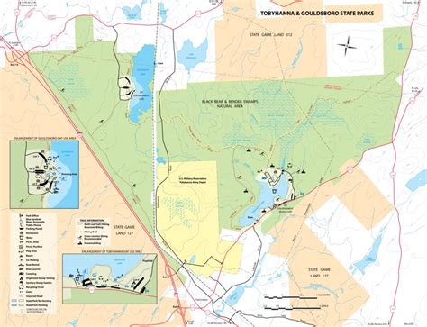 Tobyhanna And Gouldsboro State Parks Map By Avenza Systems Inc