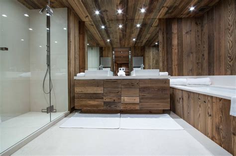 Cover up the offensive bumps—and add a ton of country character—with sheets of the reclaimed, weathered metal. 23 Rustic Bathroom Ideas That You Will Adore