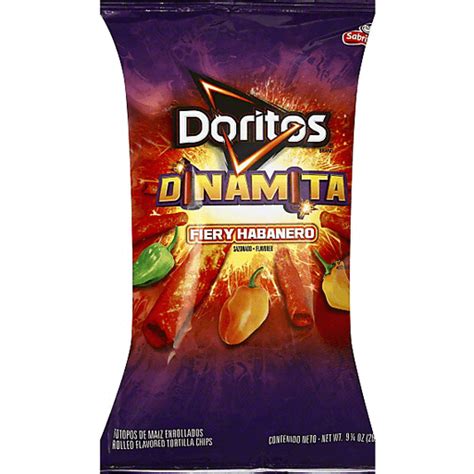 Doritos® Dinamita™ Fiery Habanero Tortilla Chips 925 Oz Bag Corn
