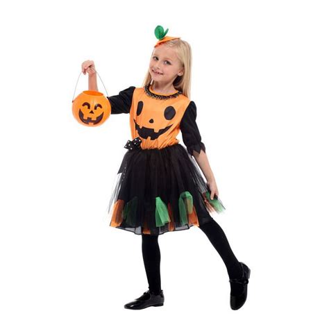 Umorden Halloween Costumes Girl Kids Pumpkin Dress Cosplay Girls Child