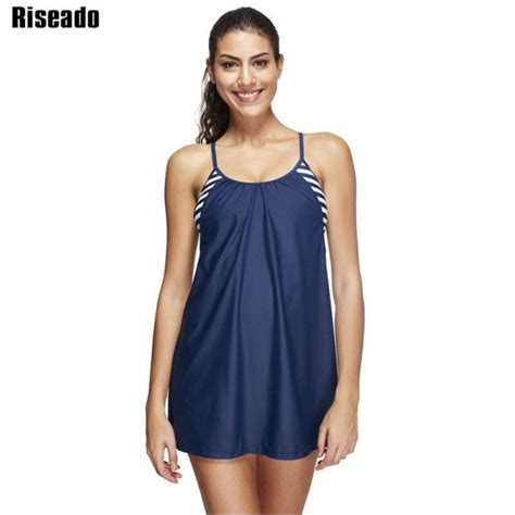 Two Piece Swimsuit Tankini Striped Sports Swimsuit