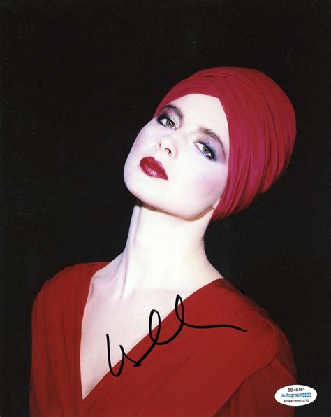 isabella rossellini signed 8x10 photo acoa autographia