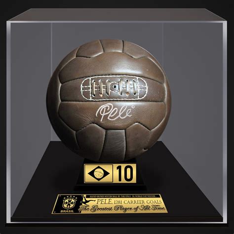 √ Pele Autographed Soccer Ball