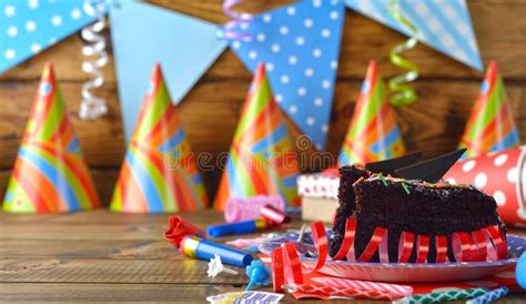 Accessories For Birthday Parties Stock Photo Image Of T Edible