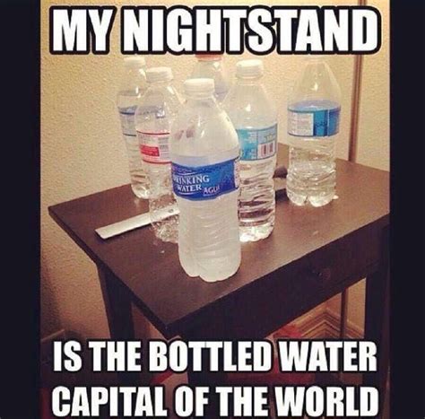 My Night Stand And Water Bottles Funny Christmas Songs Christmas Humor