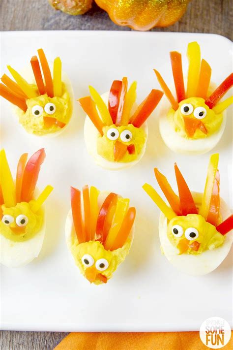 Deviled Egg Turkeys ⋆ Easy Turkey Shaped Deviled Eggs Recipe Deviled Eggs Thanksgiving Fun