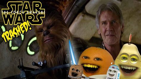 Annoying Orange - STAR WARS: THE FORCE AWAKENS TRAILER Trashed 2