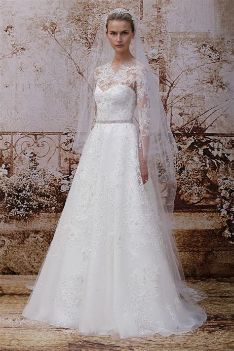 Wedding Dress By Monique Lhuillier Fall 2014 Bridal Look 21