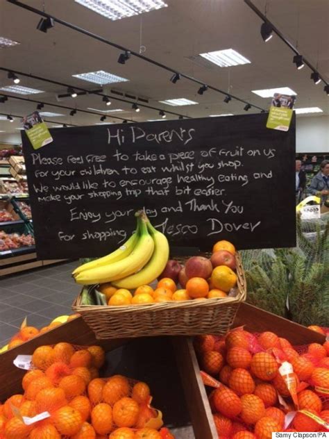 Store facilities and services digital retinal photography contact lens assessment and free contact lens trial visit vision express opticians, tesco at altrincham. Tesco Trials Offering Children Free Fruit On Parents' Food ...