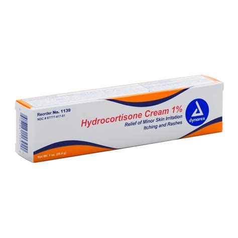 Hydrocortisone Cream 1 Oz Tube Mfasco Health And Safety