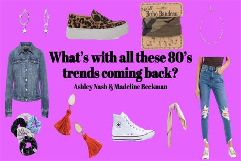 Retro Fashion Whats With All These 80s Trends Coming Back The Lance