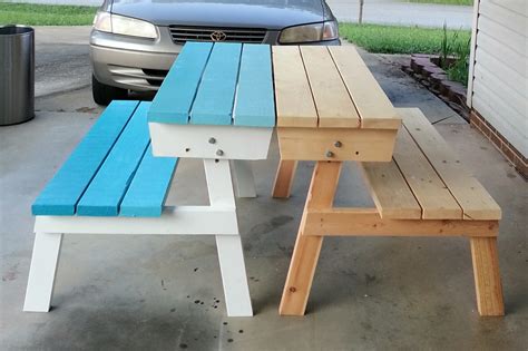 Ana White Convertible Picnic Table Diy Projects