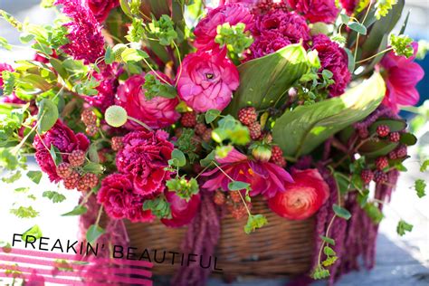 How To Make A Lush Hot Pink Floral Centerpiece 27 A