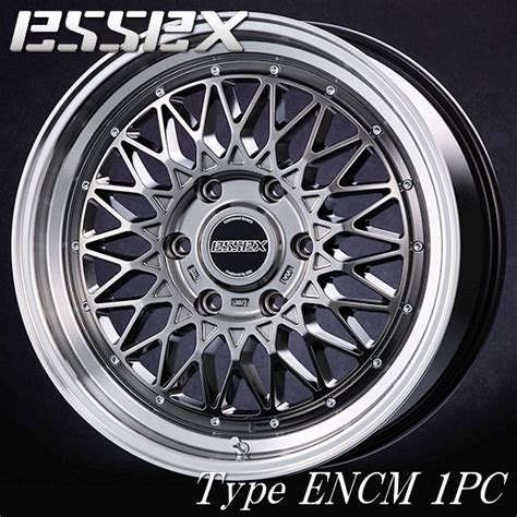 送料無料 200系ハイエース Essex エセックス Encm 1pc ハイパーグロス 75j 42 22545r18 タイヤ ホイール