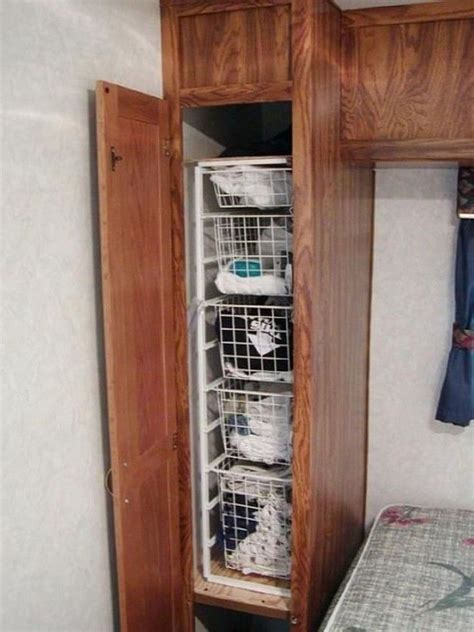 Save money, time, and stress with these quick and easy diy closet organizer ideas. Rv Closet Storage Wire Shelves di 2020