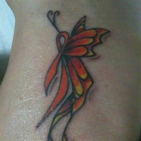 But some tattoo inks are. Leukemia ribbon in butterfly! | Tattoos | Pinterest | The ...
