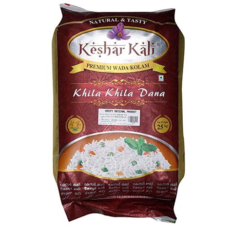 Opp Kesar Kali Premium Wada Kolam Rice 30 Kg Bag Grocery