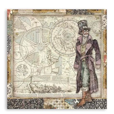 stamperia sir vagabond 12 x 12 paper pad sbbl80 in 2021 paper pads mixed media art canvas