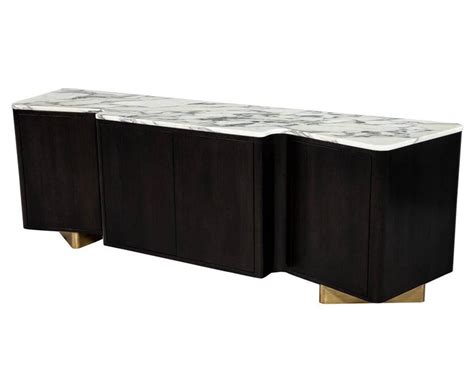 Check spelling or type a new query. Custom Modern Serpentine Styled Marble-Top Sideboard ...