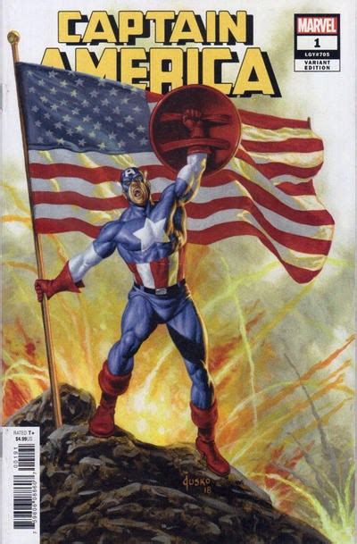 Captain America 1 Joe Jusko Captain America 2018 Series Marvel Comics