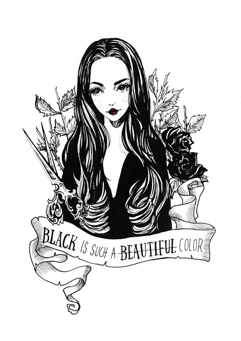 Wednesday Addams Coloring Pages Coloring Pages