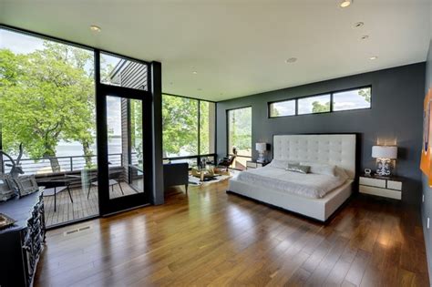 Check spelling or type a new query. Master bedroom with lake view - Contemporary - Bedroom ...