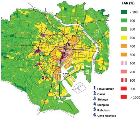 Maybe you would like to learn more about one of these? Floor area ratio map of central Tokyo. Source: A copy of this map was... | Download Scientific ...