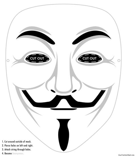 Guy Fawkes Mask Diy Steps On How To Make One At Home