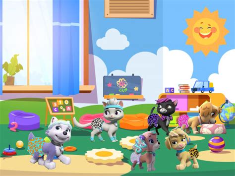 Diapered Paw Patrol Girls In Cat N Dog Daycare By Theemperorofhonor On