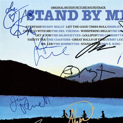 Stand By Me Soundtrack Lp Cover Limited Signature Edition Studio Lic