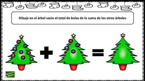 Suma Y Dibuja Especial Actividad Matemática Para Navidad Orientacion