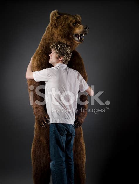 Loving Bear Hug With Grizzly Stock Photo Royalty Free Freeimages