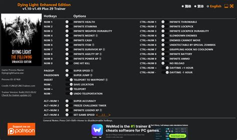 Dying Light Enhanced Edition Trainer Fling Trainer Pc Game Cheats