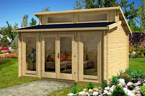 Gartenhäuser können aber auch auf. Das Gartenhaus mit Stufendach