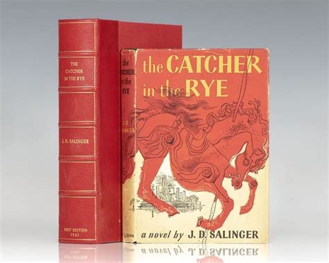 The Catcher In The Rye J D Salinger First Edition Catcher In The Rye Holden Caulfield Catcher