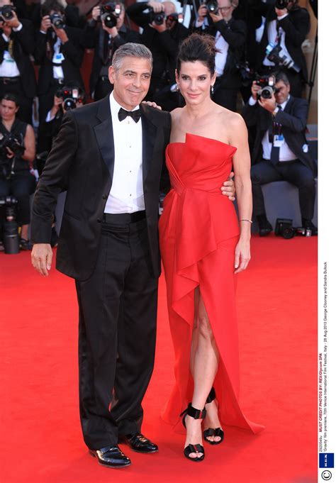 Sandra Bullock And George Clooney Gravity