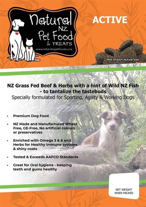 Check spelling or type a new query. Active - Natural NZ Pet Food - Natural NZ Petfood