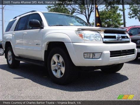 I must say this conversion has totally changed the look of my 4runner. Natural White - 2005 Toyota 4Runner SR5 4x4 - Taupe Interior | GTCarLot.com - Vehicle Archive ...