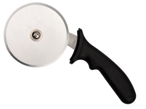 Ary 4 Stainless Steel Pizza Cutter Soft Grip Black Handle Z30254