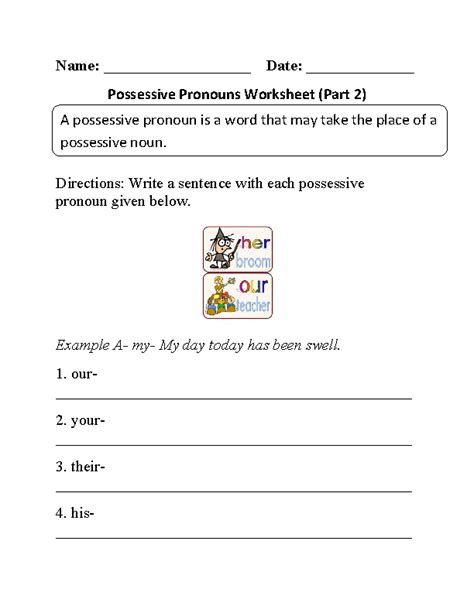 Possessive Pronouns Interactive And Downloadable Worksheet You Can Do AA