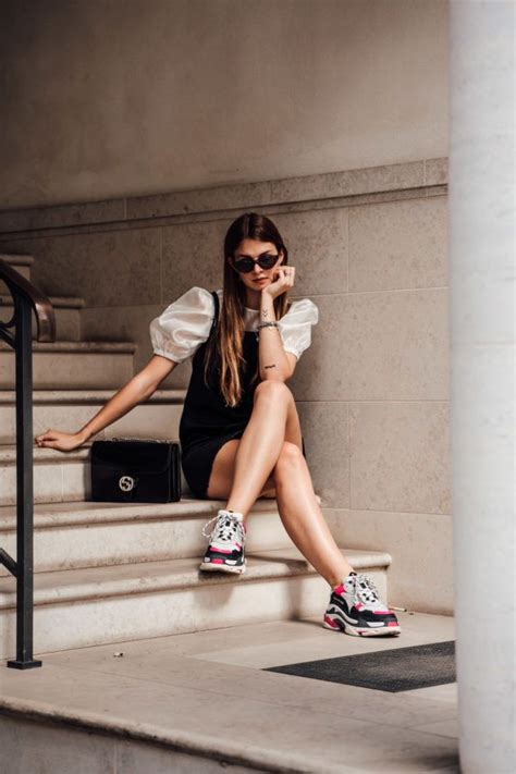 A confection in so many flavors of suede, stacked on three inches of nested rubber soles. how to style Balenciaga Triple S Sneakers | Sneakers ...