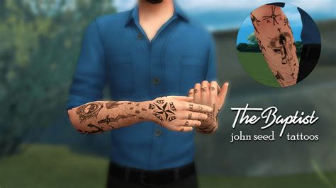 Alixmayhew Hand Drawn Tattoos For The Sims 4 Love 4 Cc Finds