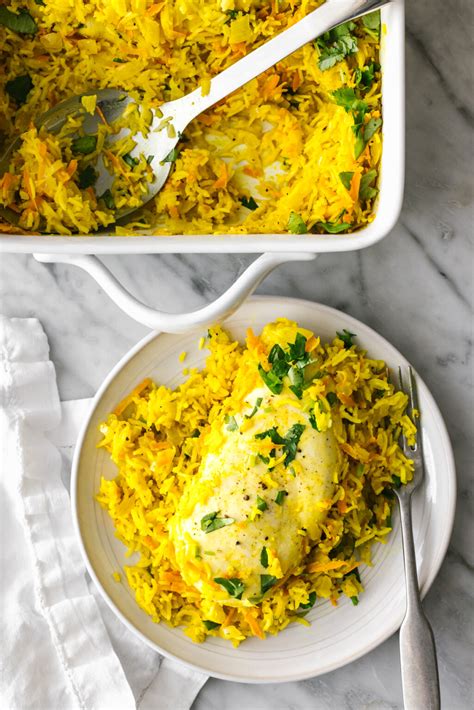Turmeric Chicken And Rice Casserole Downshiftology