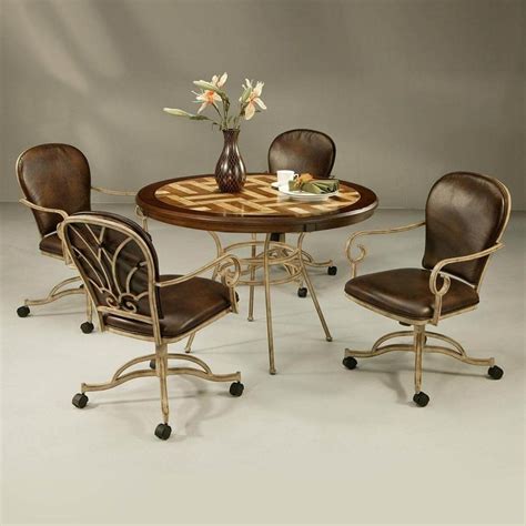 Dining Chairs With Wheels Dining Room Chairs With Wheels 11 Redboth