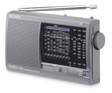 Radio Sony Sonido Stereo Icf Sw11 12 Bandas Am Fm 229900 En